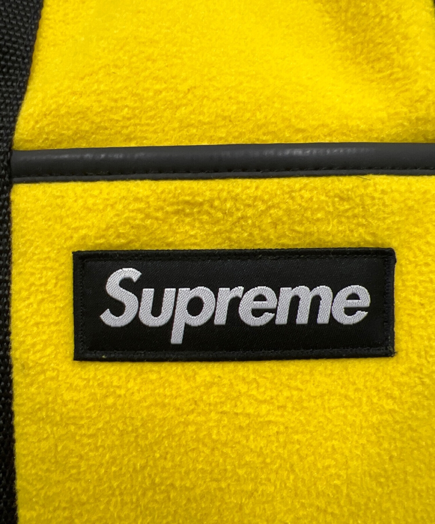 SUPREME (シュプリーム) Polartec Tote Bag ポーラテックトートバッグ イエロー