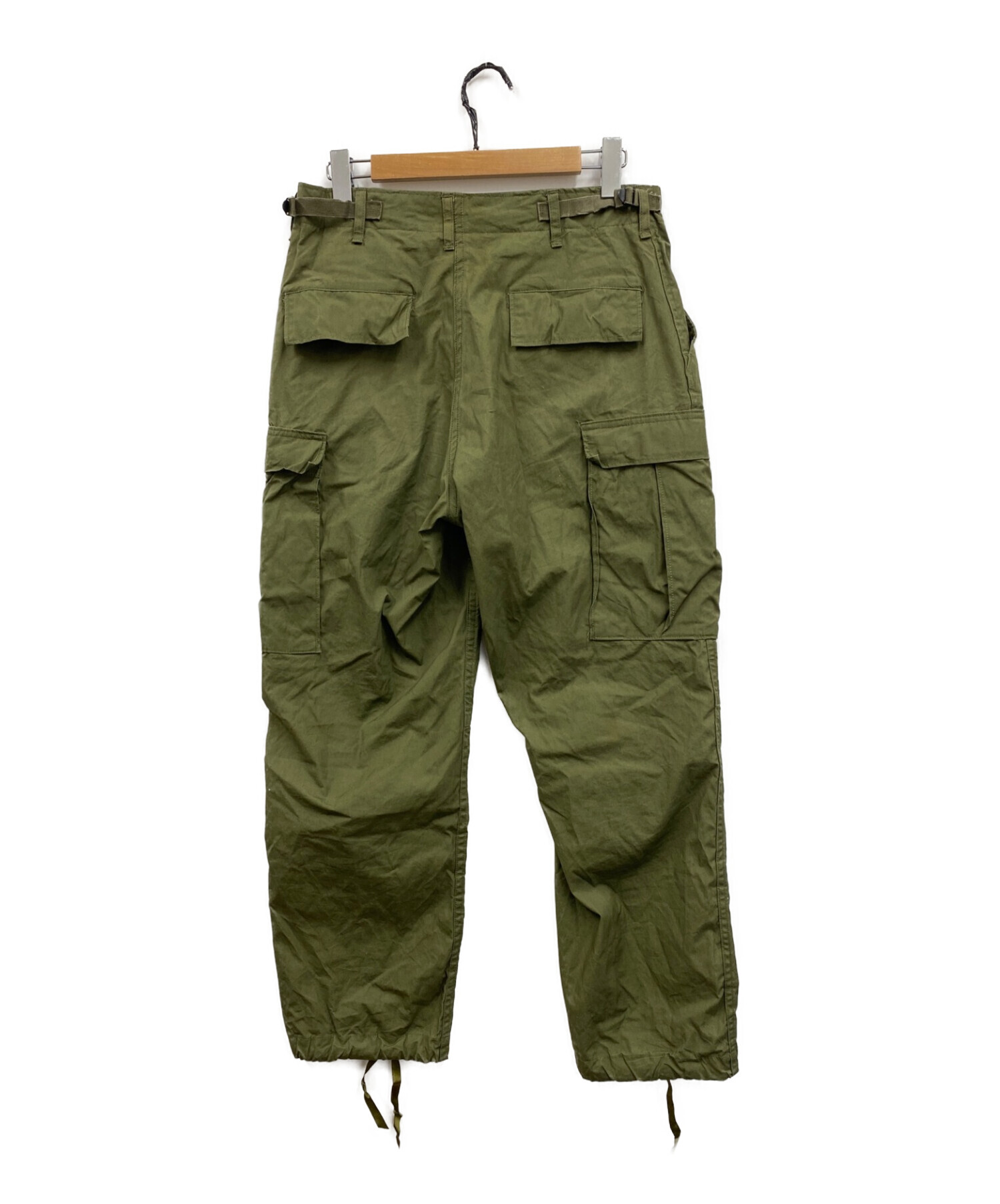 VINTAGE MILITARY (ヴィンテージ・ミリタリー) 4thジャングルファティーグパンツ / S.W.I社製 Jungle Fatigue  Pants カーキ サイズ:SMALL-LONG