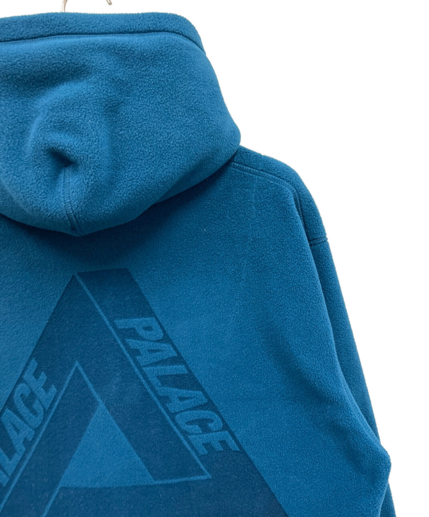 PALACE (パレス) フリースプルオーバーパーカー/LAZER HOOD ブルー サイズ:L