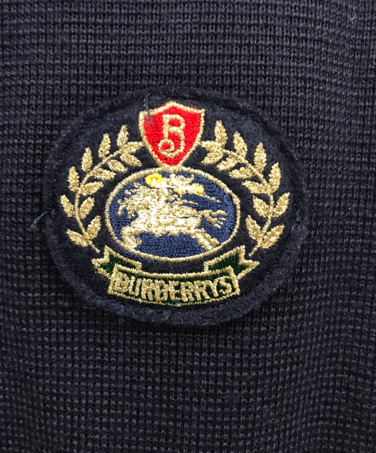 Burberry's (バーバリーズ) ニットダブルジャケット/金釦カーディガン ネイビー サイズ:160