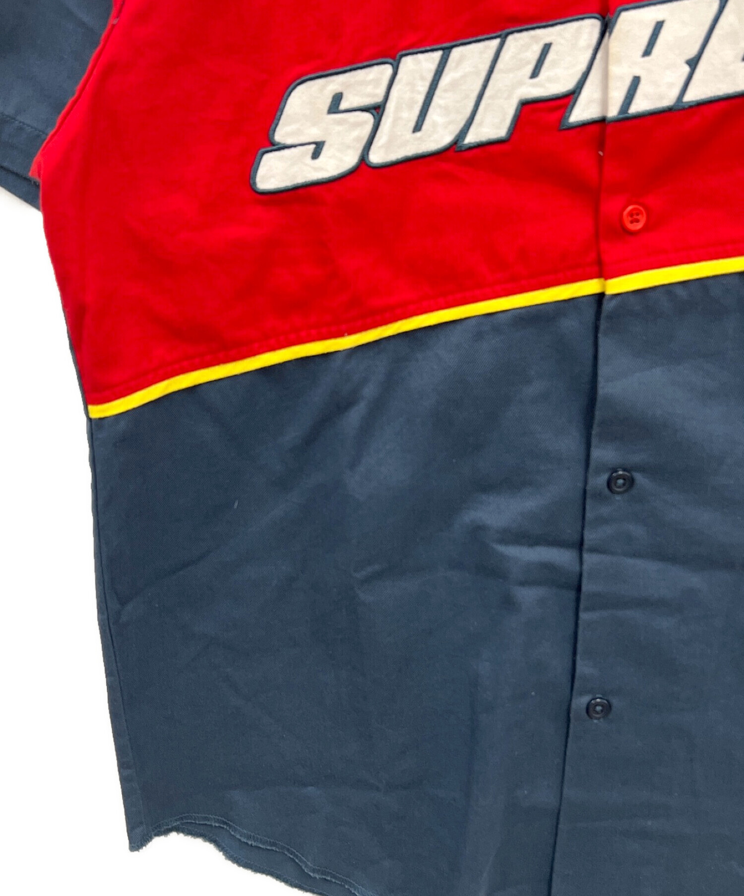 supreme Color Blocked Work Shirt 18ss - トップス