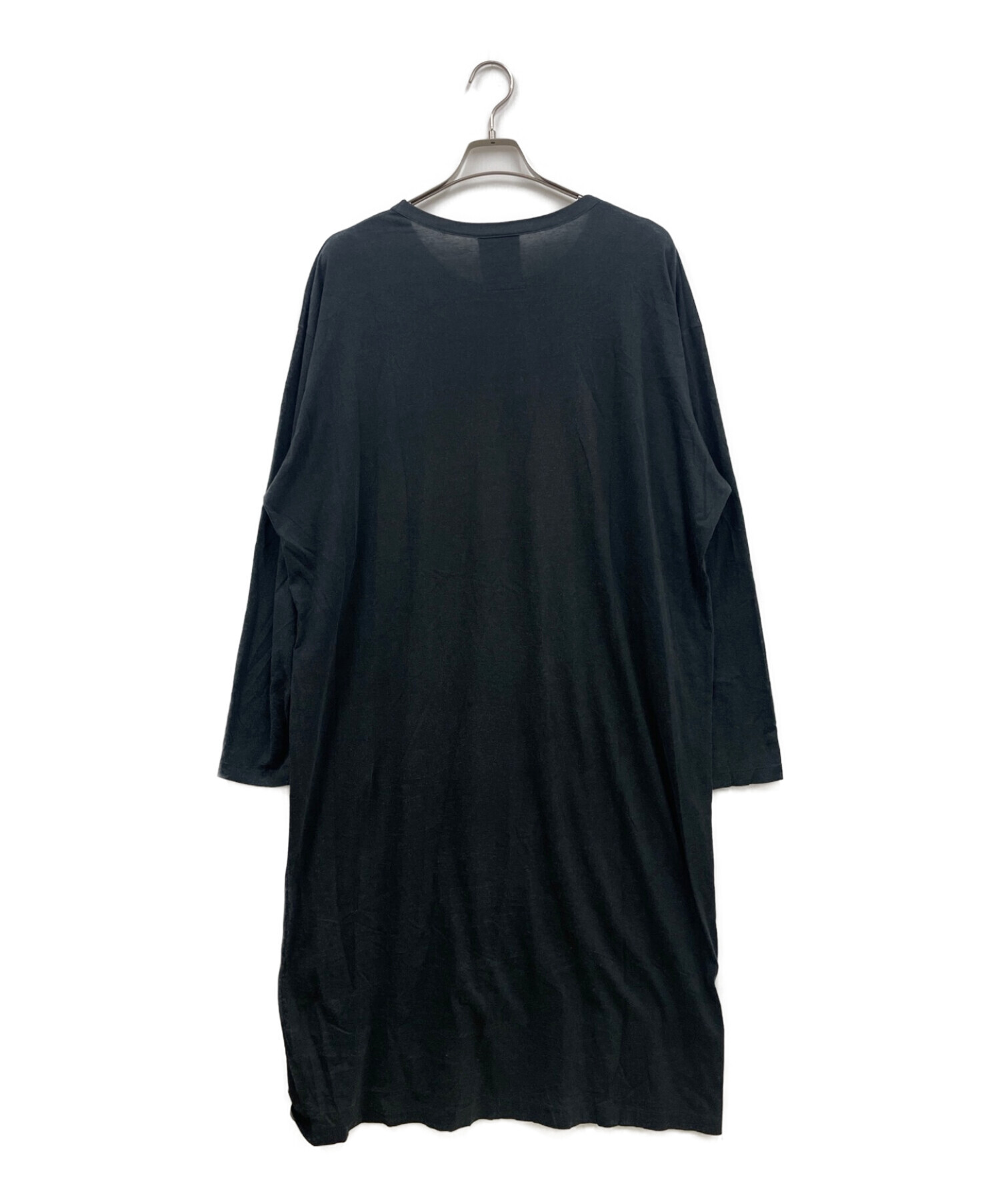 BLACK Scandal Yohji Yamamoto (ブラックスキャンダルヨウジヤマモト) UCHIDA Print Long sleeve  Round neck T-shirt ブラック サイズ:3