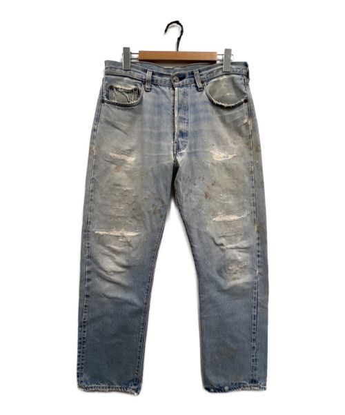 美しい Levi's LVC 501 ダメージデニム 30インチ デニム/ジーンズ