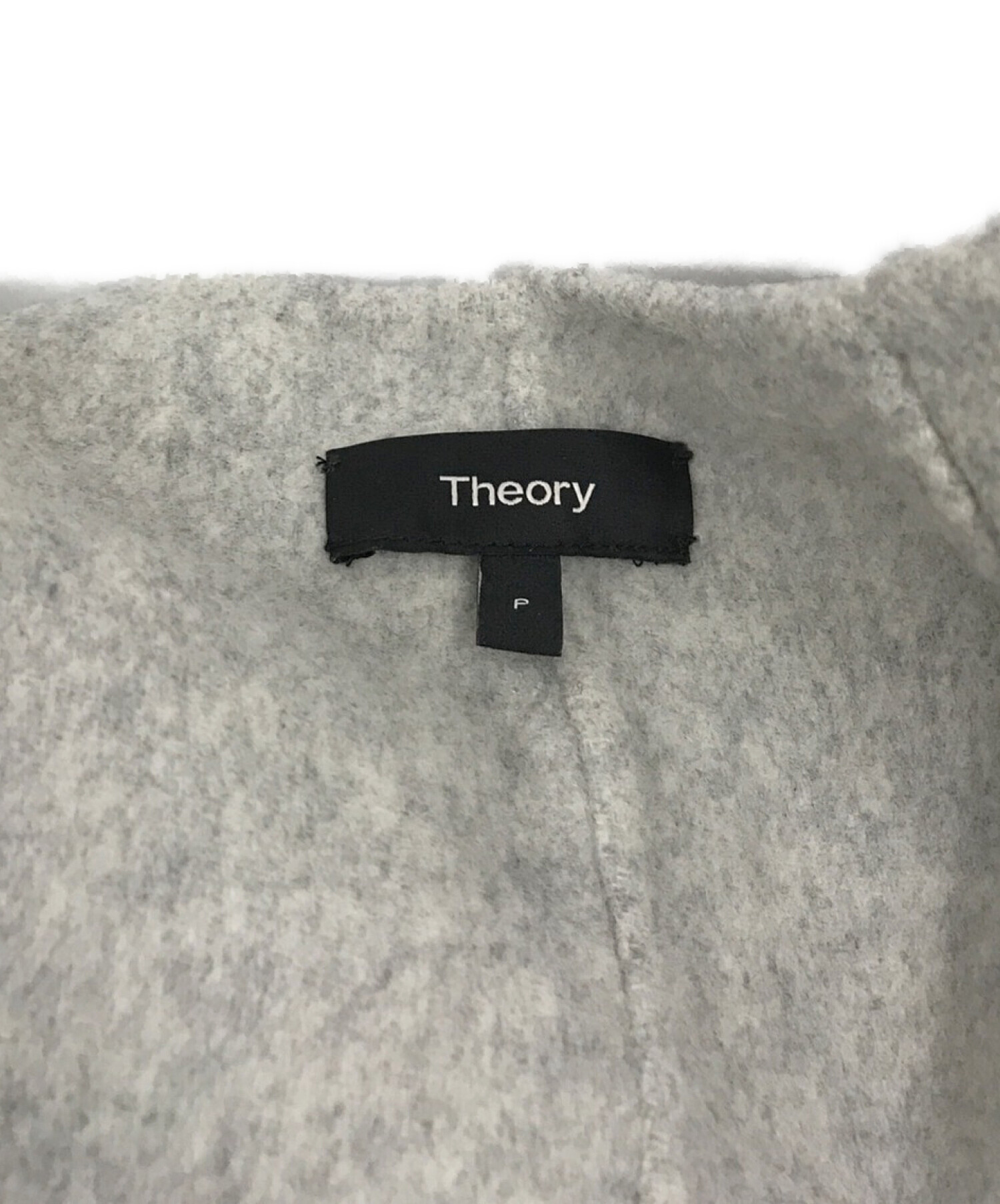 中古・古着通販】theory (セオリー) ダブルフェイスコート/カシミヤ混