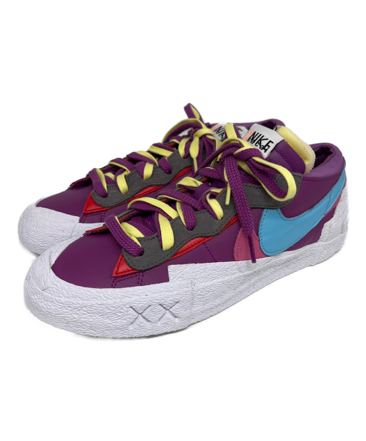 NIKE×sacai×KAWS (ナイキ×サカイ×カウズ) BLAZER LOW PURPLE DUSK パープル サイズ:28.0CM