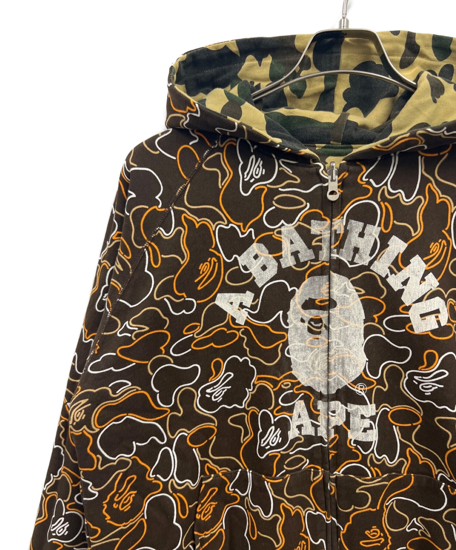 中古・古着通販】A BATHING APE (ア ベイシング エイプ) カモ柄ジップ