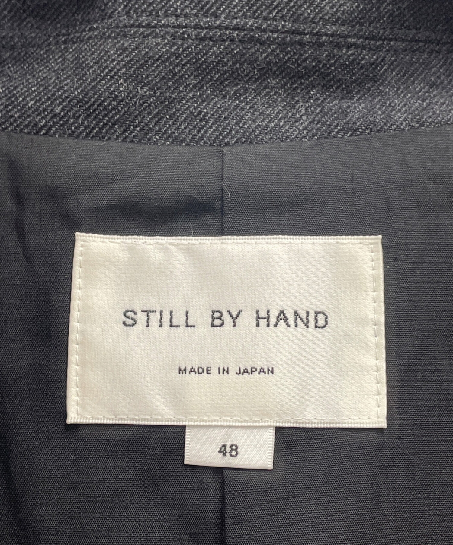 STILL BY HAND (スティルバイハンド) Wool Linen 1 Pocket Coverall/BL05203 グレー サイズ:48