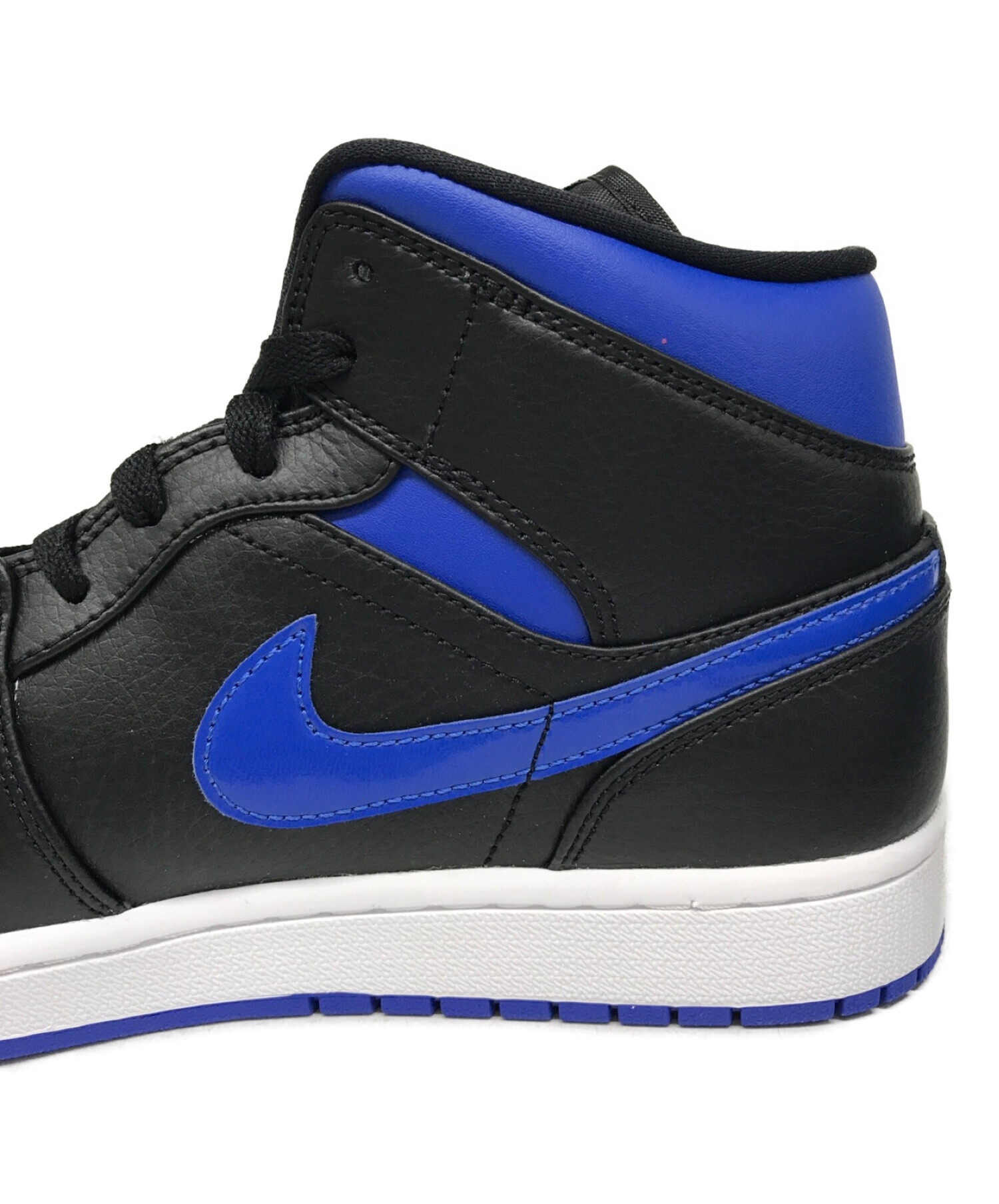 27.5cm NIKE AIR JORDAN 1 MID ブラック ブルー-