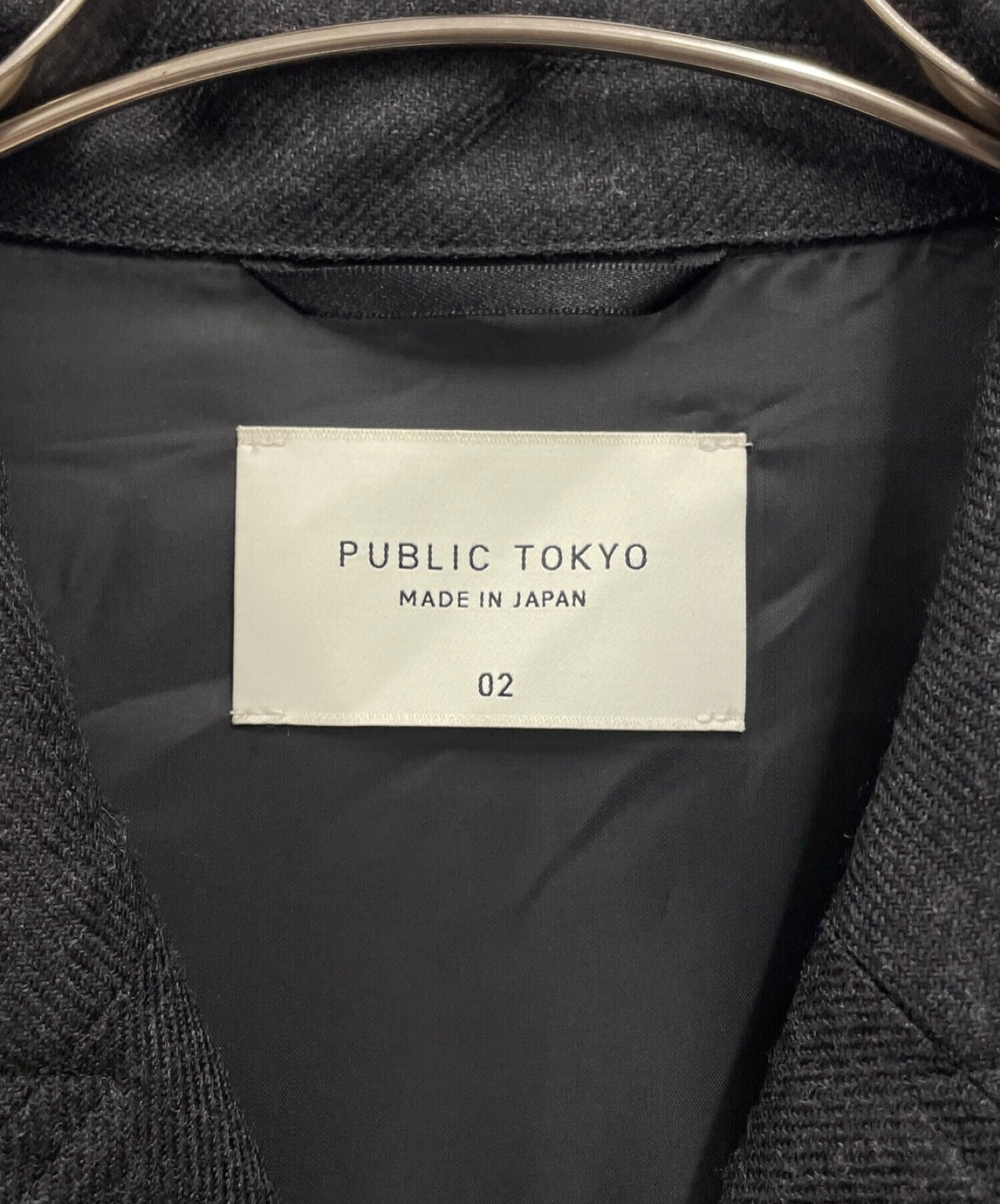 PUBLIC TOKYO (パブリックトウキョウ) ウィナーズルーズシャツジャケット ブラック サイズ:2