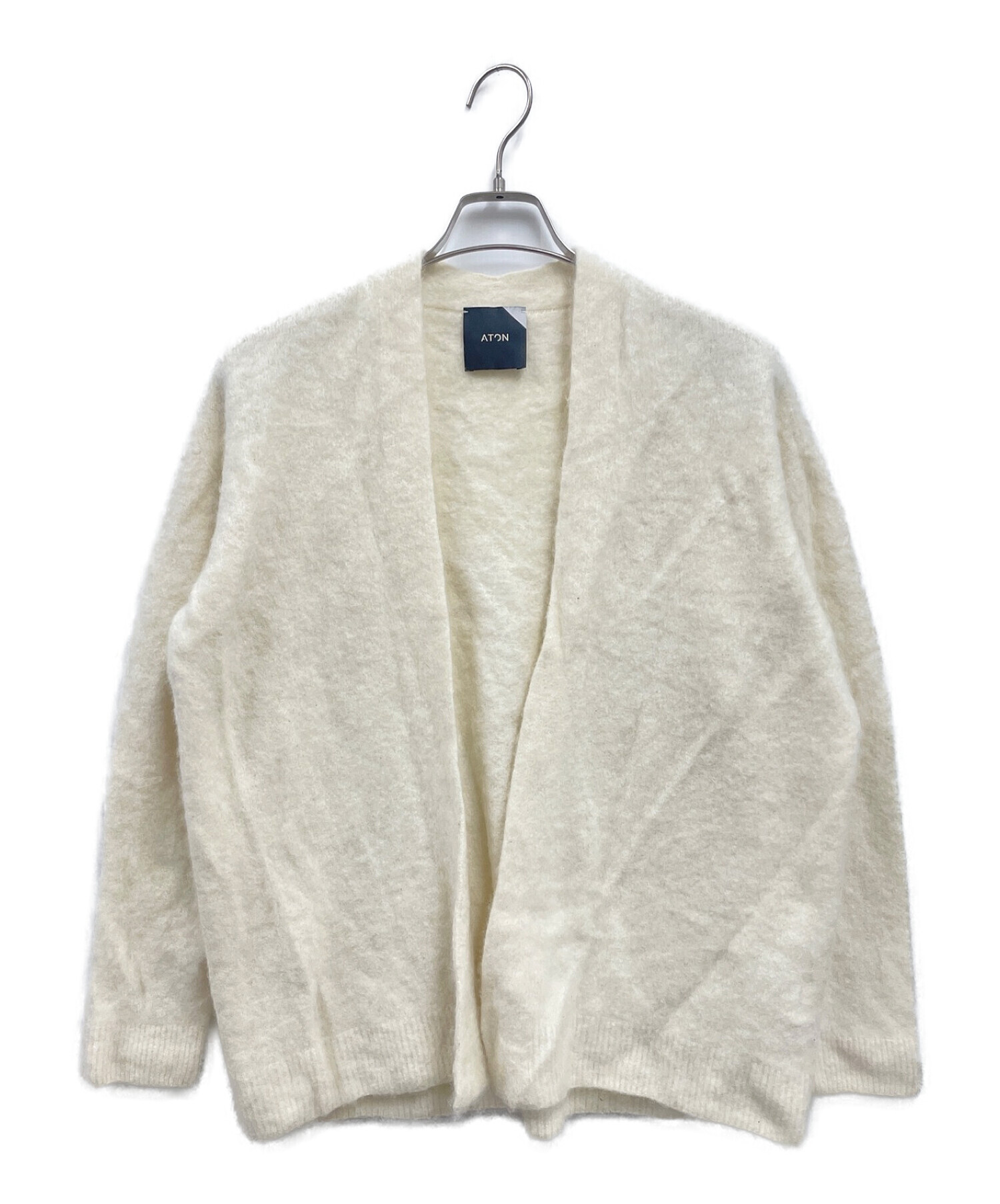 ATON FUN CASHMERE カーディガン スモーキーピンク 未使用品-