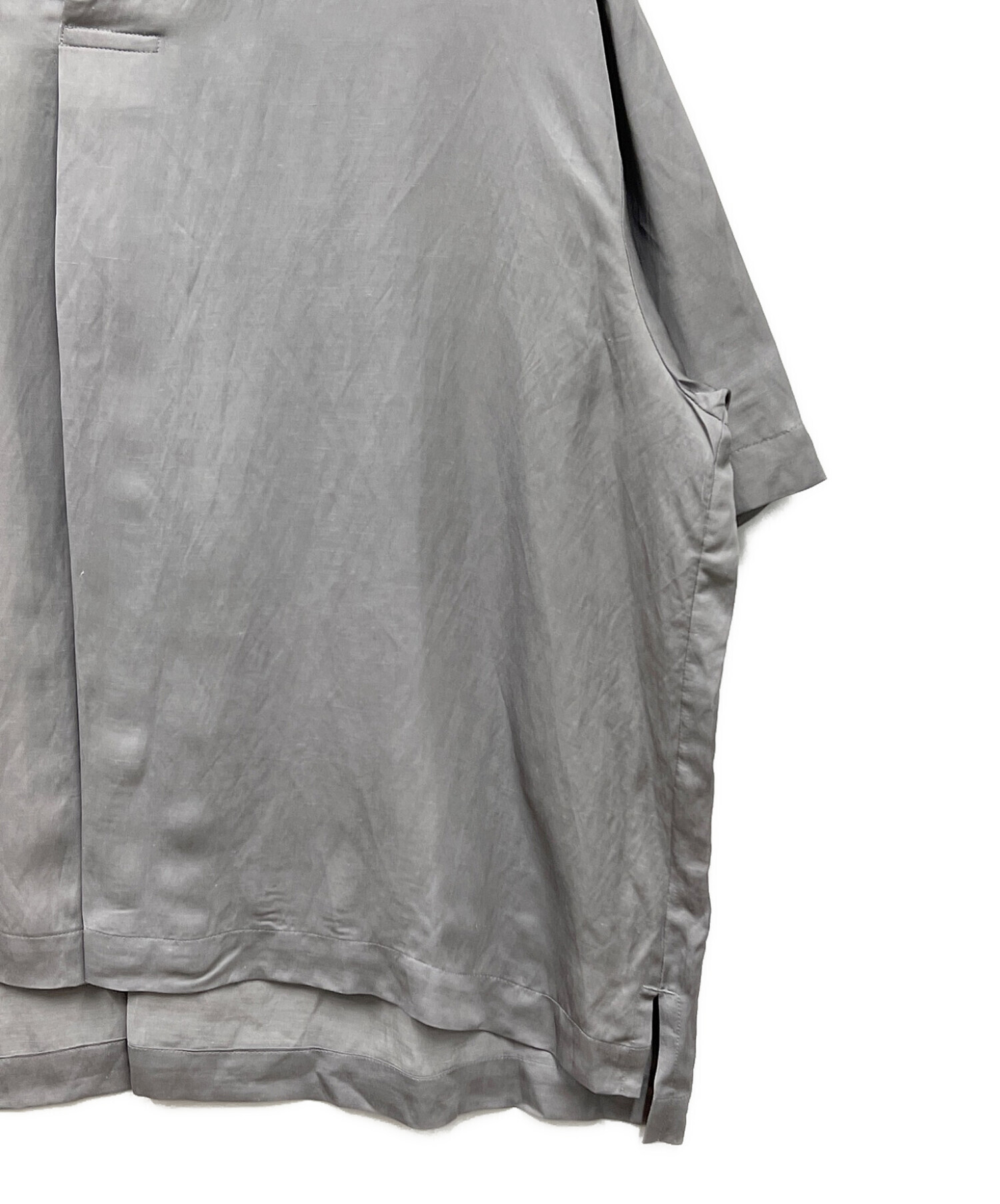 中古・古着通販】KIIT (キート) オープンカラーシャツ グレー サイズ:2