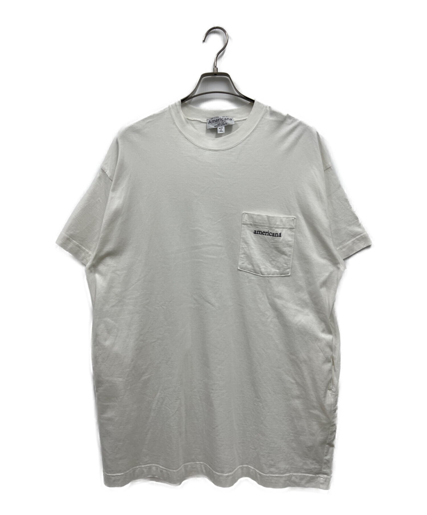Americana (アメリカーナ) オーバーサイズTシャツ ホワイト サイズ:FREE
