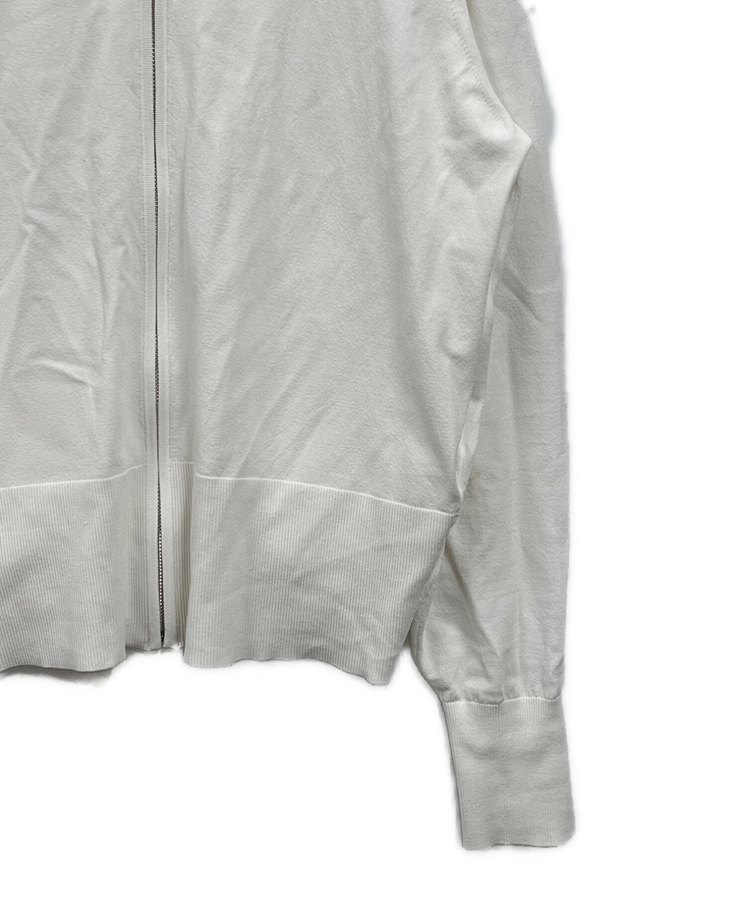 theory (セオリー) Compact Crepe Zip Up Bomber ホワイト サイズ:S