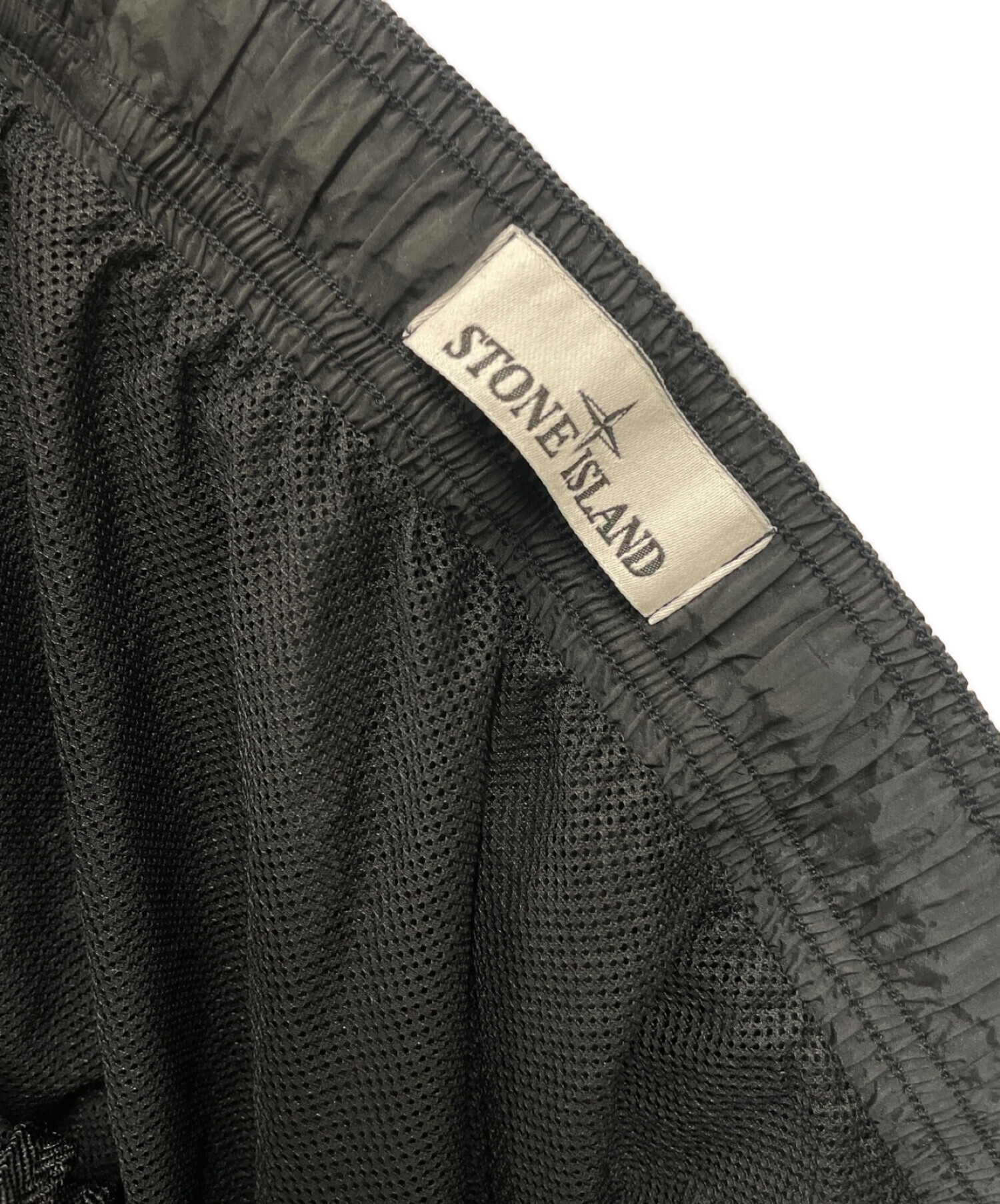 STONE ISLAND (ストーンアイランド) Nylon Metal ショートパンツ ブラック サイズ:Ｍ