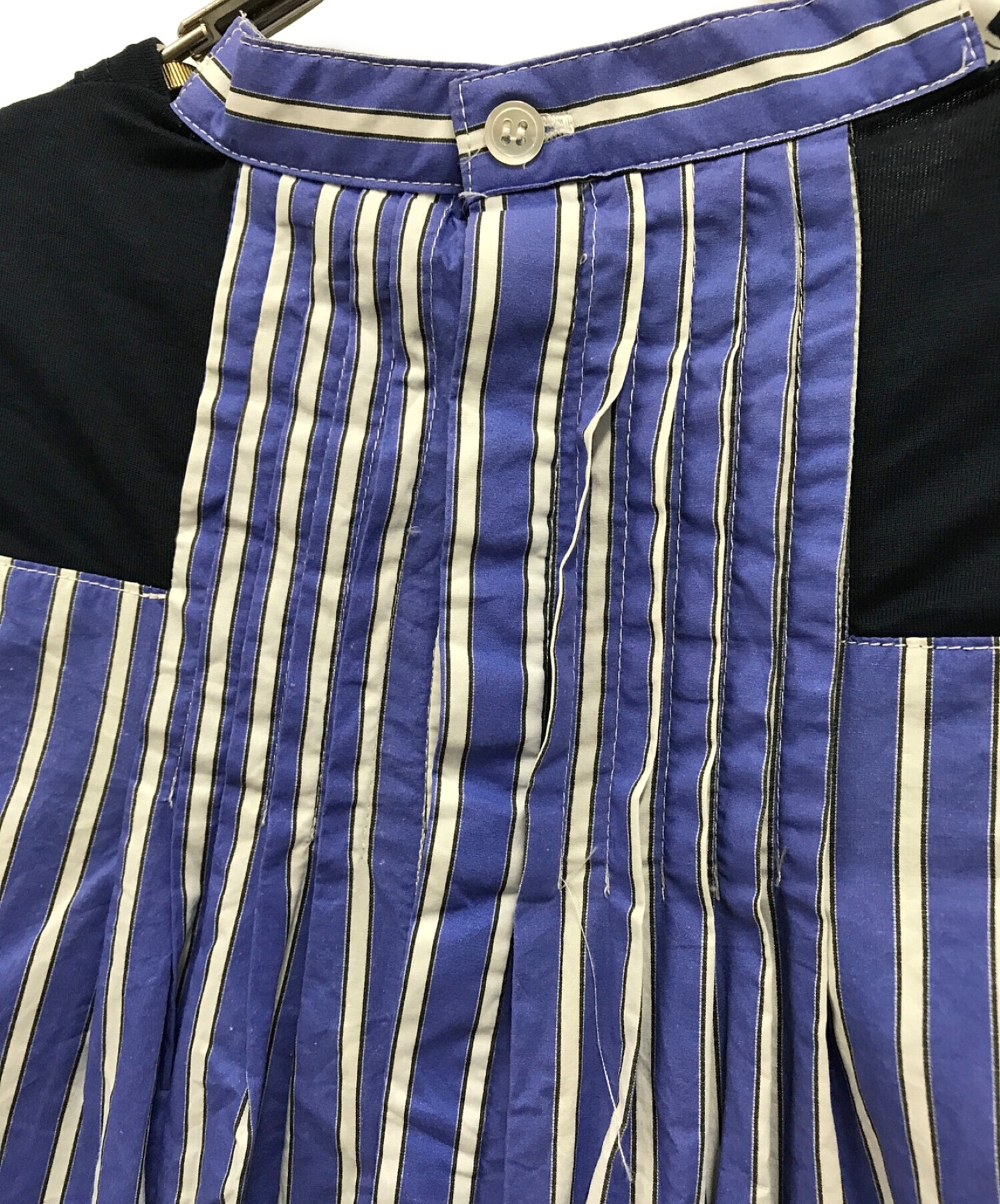 sacai (サカイ) ドッキング Tシャツ ブルー サイズ:1