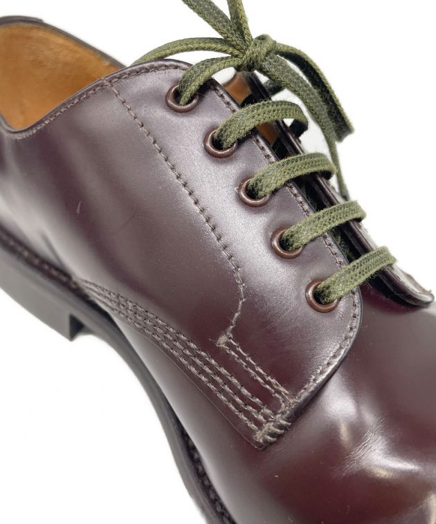 SANDERS (サンダース) MILITARY DERBY SHOE / ミリタリーダービーシューズ ブラウン サイズ: 7 1/2