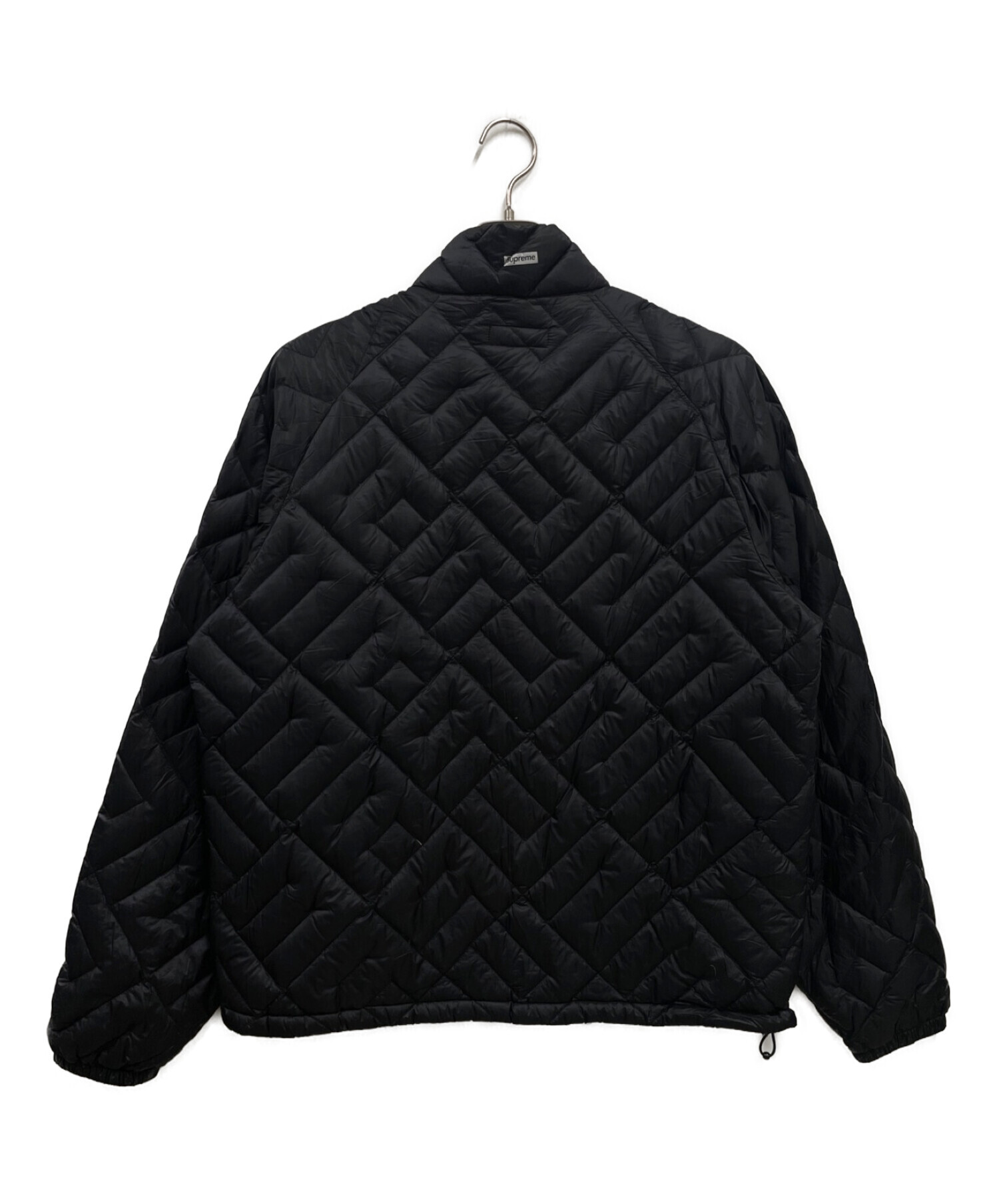 Supreme (シュプリーム) Spellout Quilted Lightweight Down Jacket/ダウンジャケット ブラック  サイズ:M