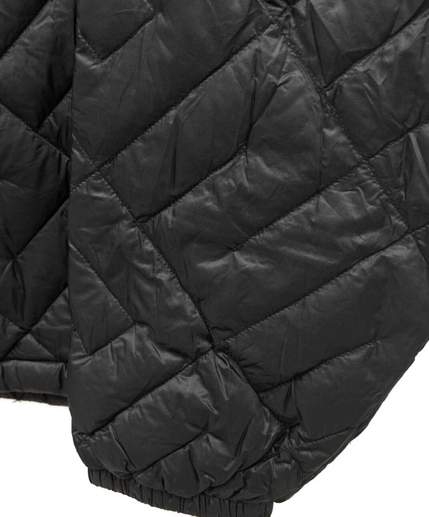 Supreme (シュプリーム) Spellout Quilted Lightweight Down Jacket/ダウンジャケット ブラック  サイズ:M