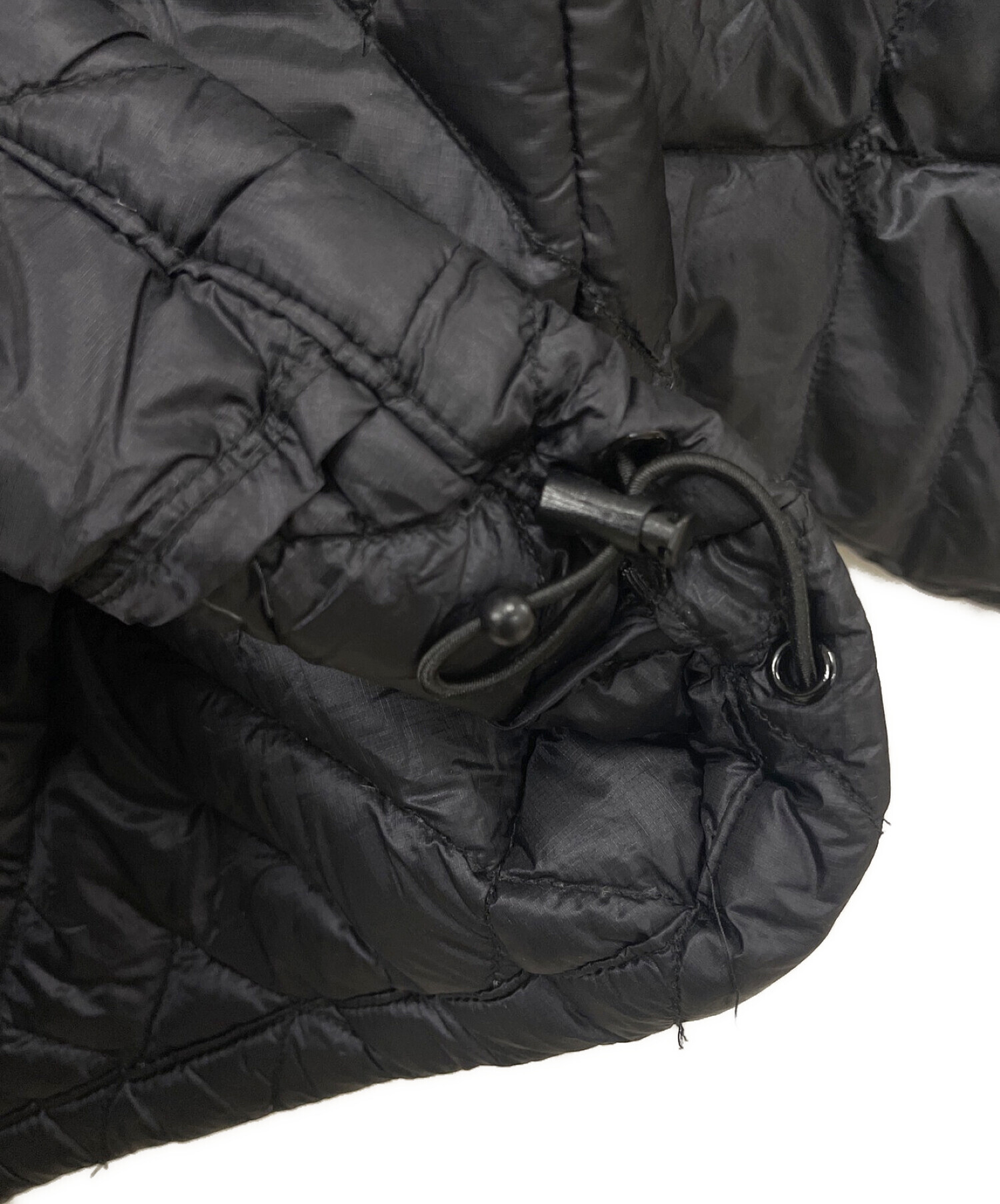 Supreme (シュプリーム) Spellout Quilted Lightweight Down Jacket/ダウンジャケット ブラック  サイズ:M