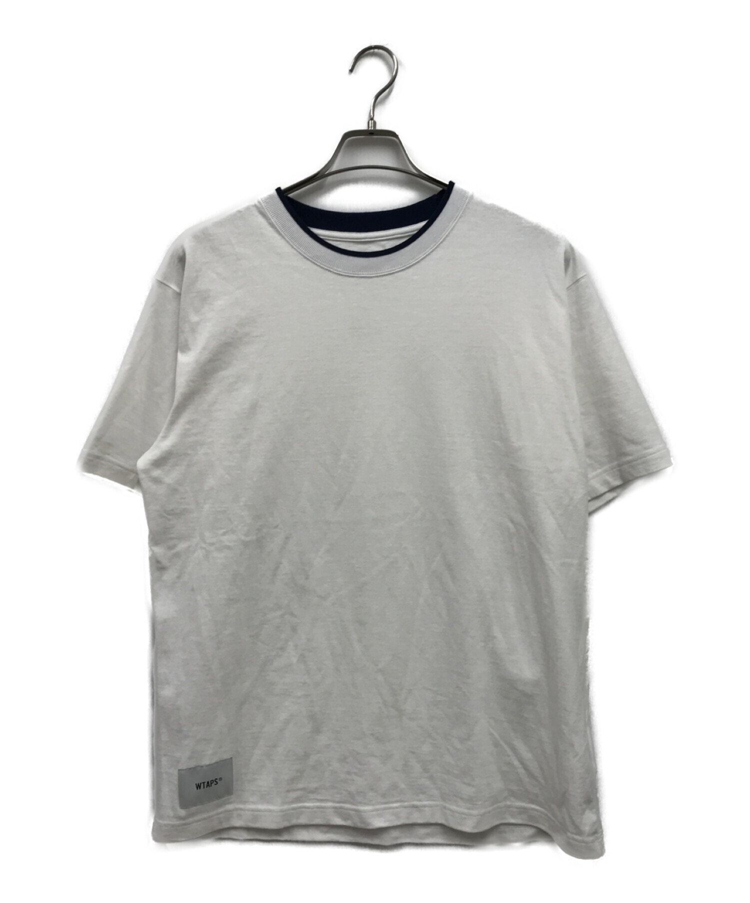 中古・古着通販】WTAPS (ダブルタップス) リンガー Tシャツ ネイビー