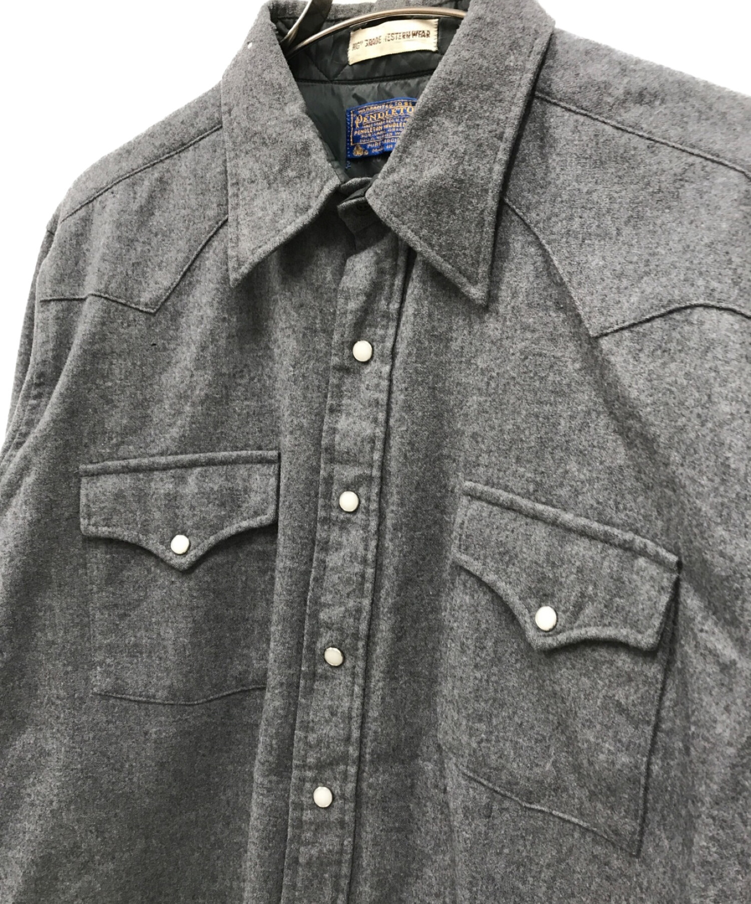 中古・古着通販】PENDLETON (ペンドルトン) ウールウエスタンシャツ