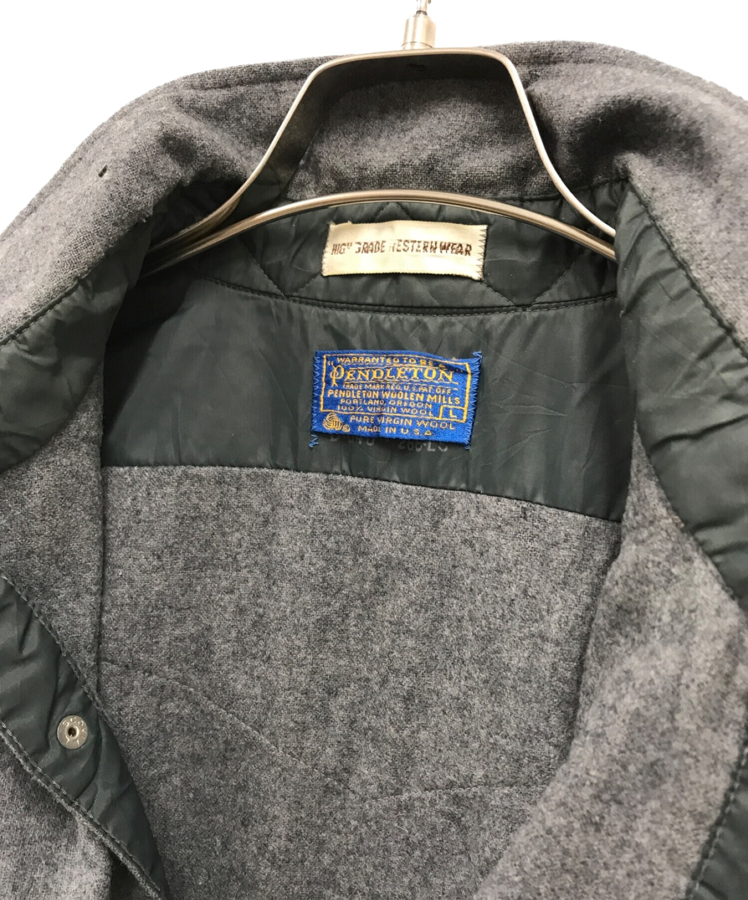 中古・古着通販】PENDLETON (ペンドルトン) ウールウエスタンシャツ