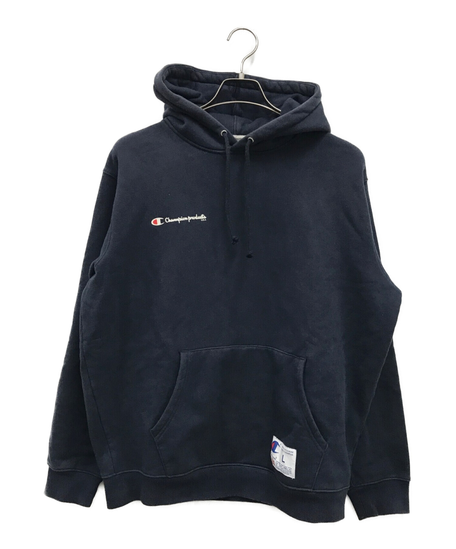 9,200円supreme champion hoodie Lサイズ　navy