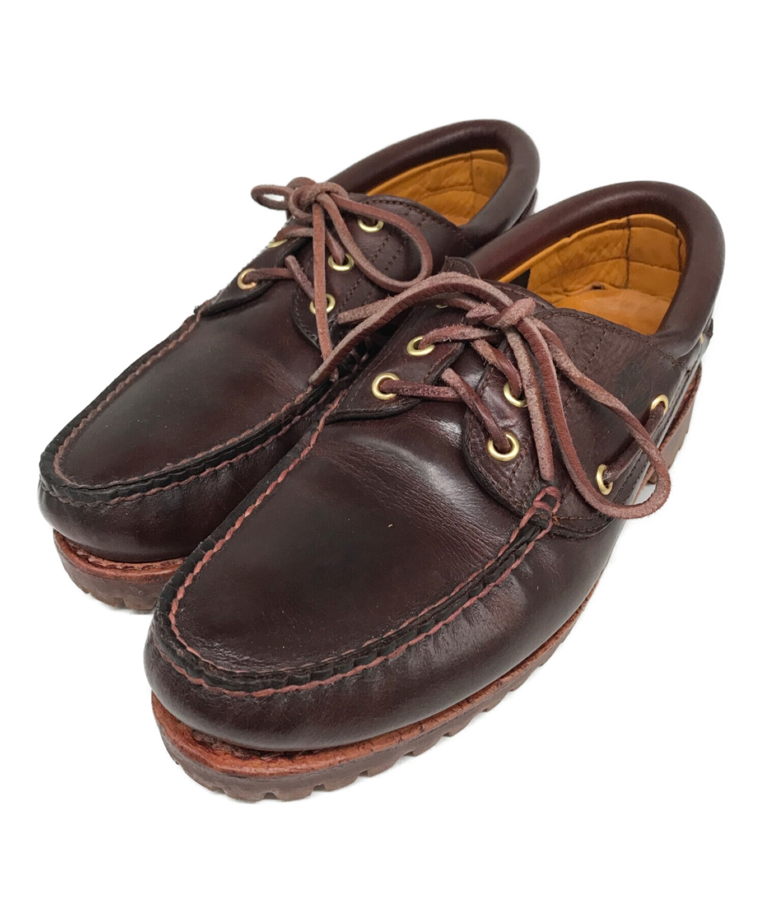 timberland 3eye ブラック デッキシューズ 26.5cm 古着-