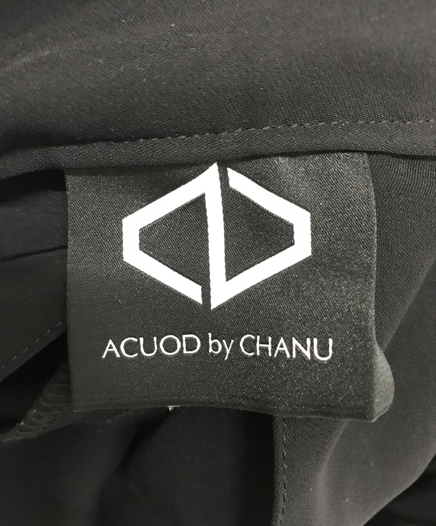 ACUOD by CHANU (アクオド バイ チャヌ) プリーツミニスカート ブラック サイズ:FREE