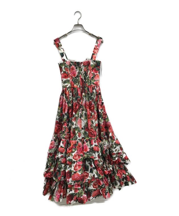 中古・古着通販】DOLCE & GABBANA (ドルチェ＆ガッバーナ) MID-LENGTH DRESS/ドレスワンピース  CD-F64V7T/FS54B-H レッド サイズ:38｜ブランド・古着通販 トレファク公式【TREFAC FASHION】スマホサイト