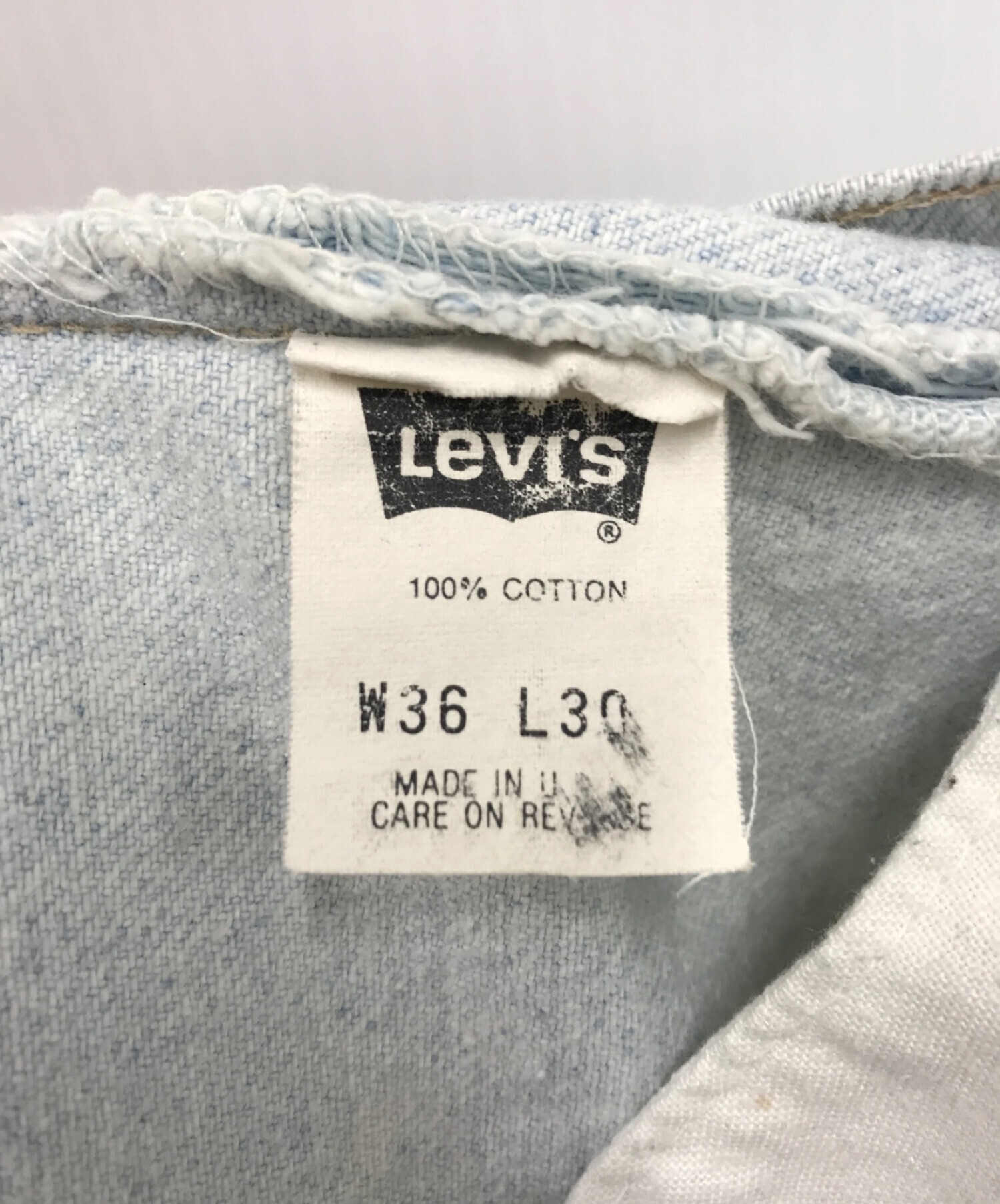 中古・古着通販】LEVI'S (リーバイス) 550 デニムパンツ ブルー サイズ