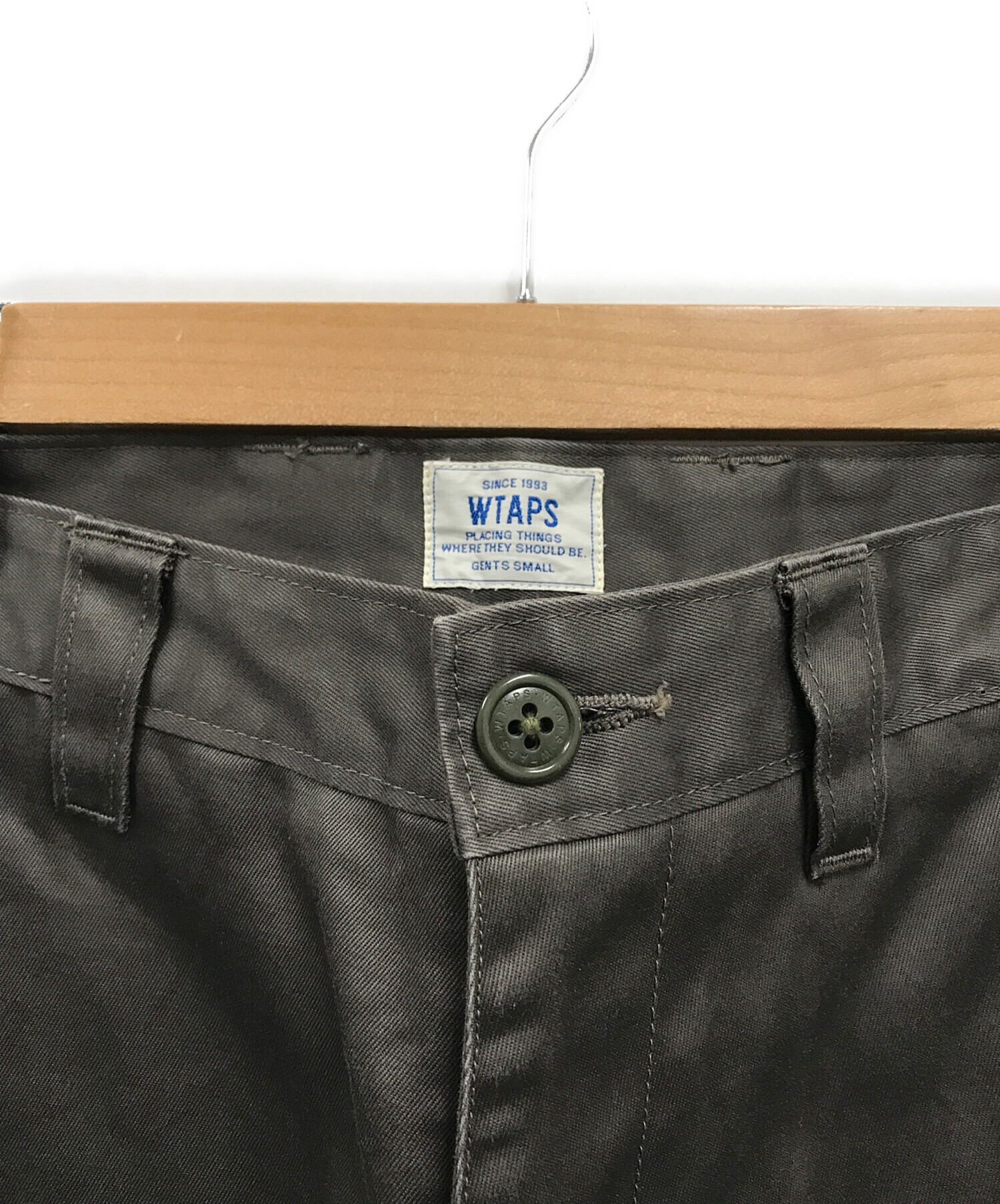 中古・古着通販】WTAPS (ダブルタップス) KHAKI TIGHT TROUSERS/122LTDT-PTM06 グレー  サイズ:S｜ブランド・古着通販 トレファク公式【TREFAC FASHION】スマホサイト