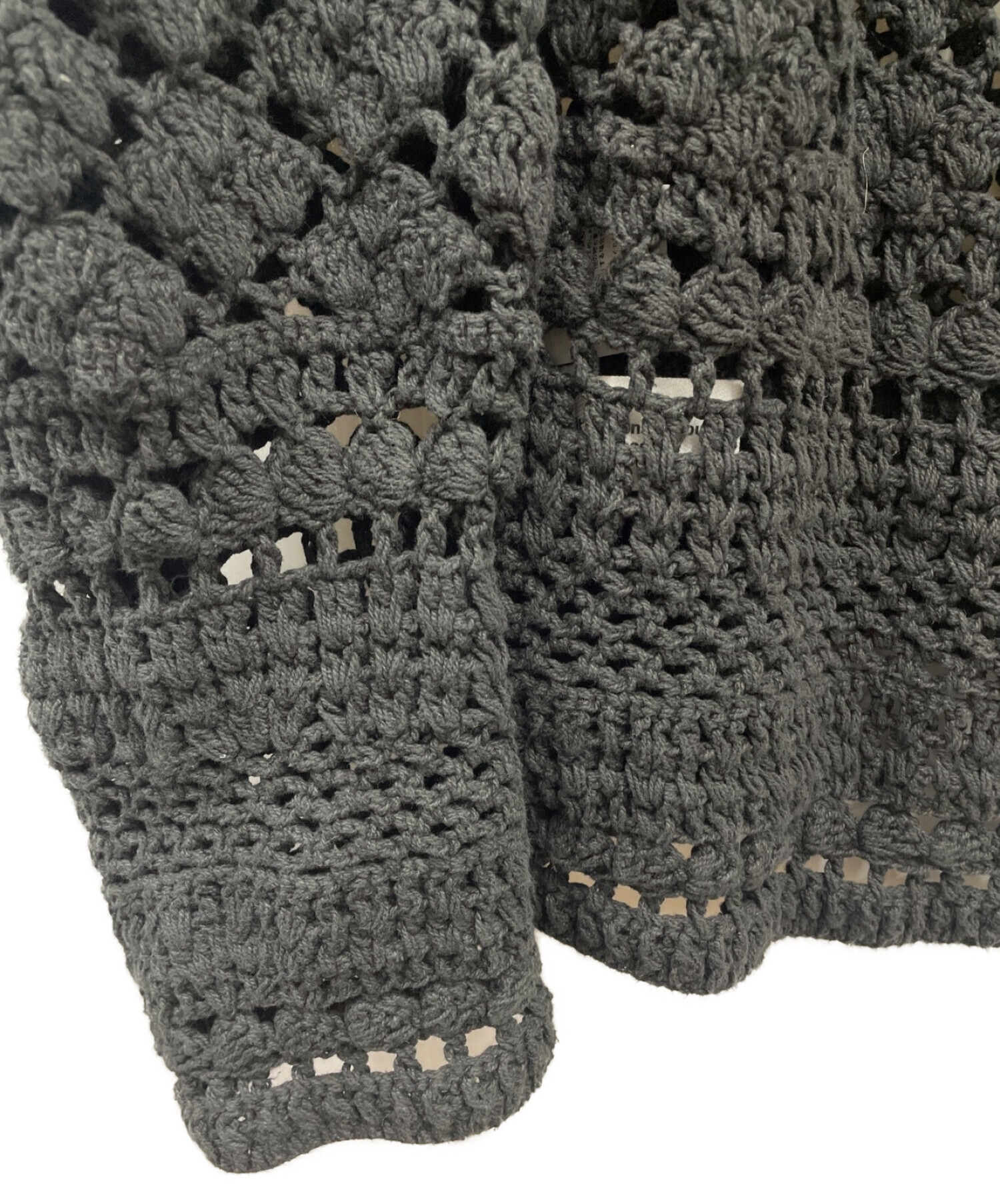 Niche. (ニッチ) Crochet Cardigan/クロシェカーディガン/編み込みカーディガン ブラック サイズ:無し