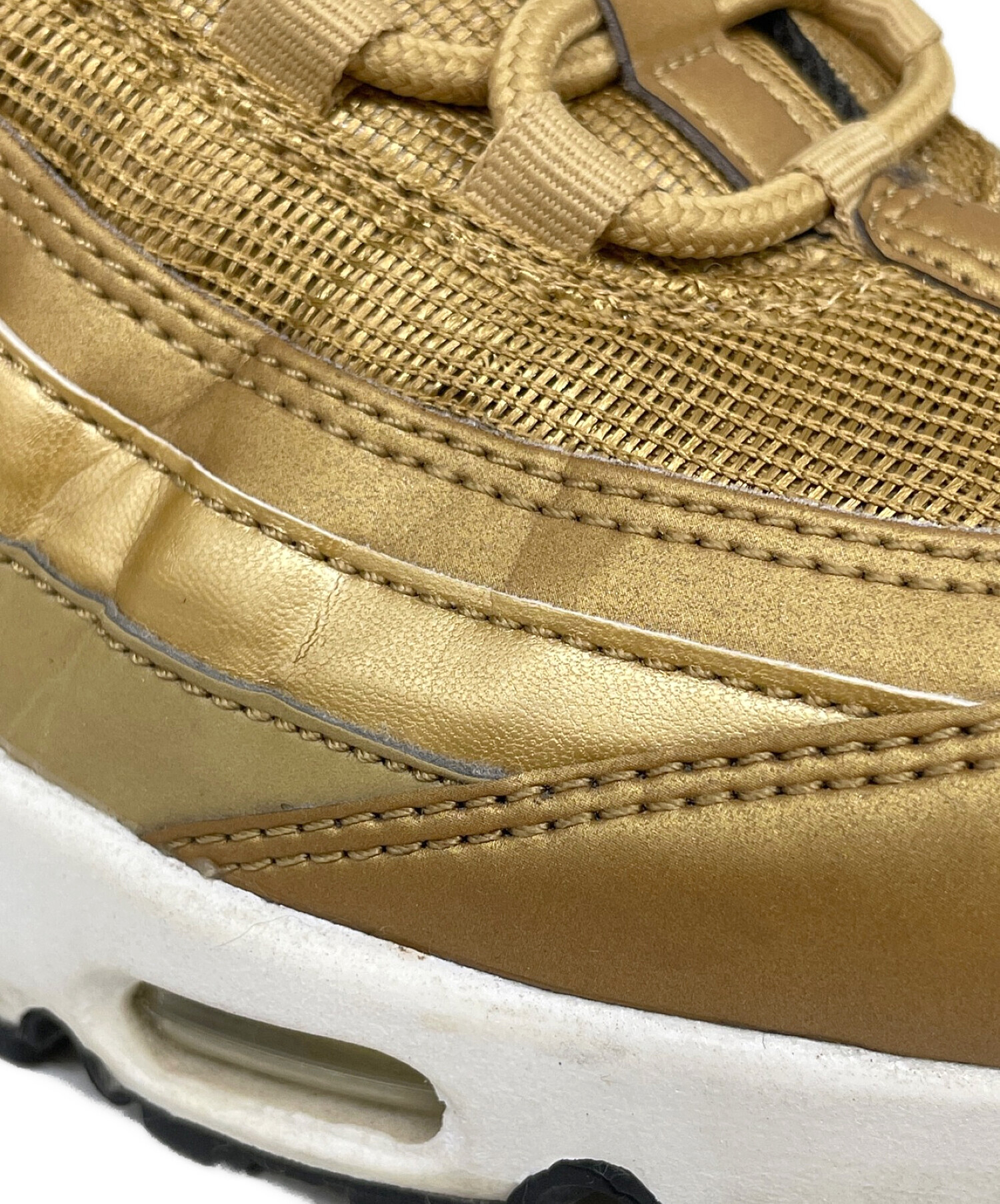 NIKE (ナイキ) AIR MAX 95 PREMIUM QS/918359-700/エアマックス95/スニーカー ゴールド サイズ:28