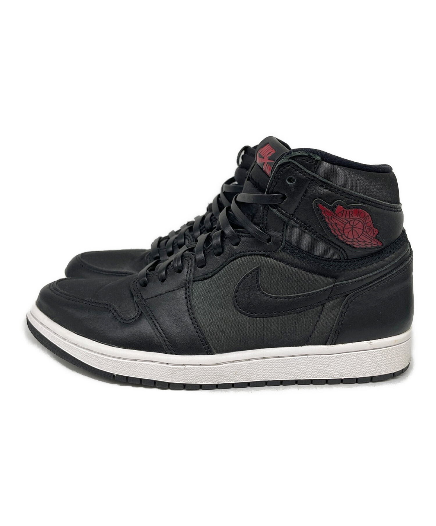 Air jordan 1 retro high outlet og black satin/gym red