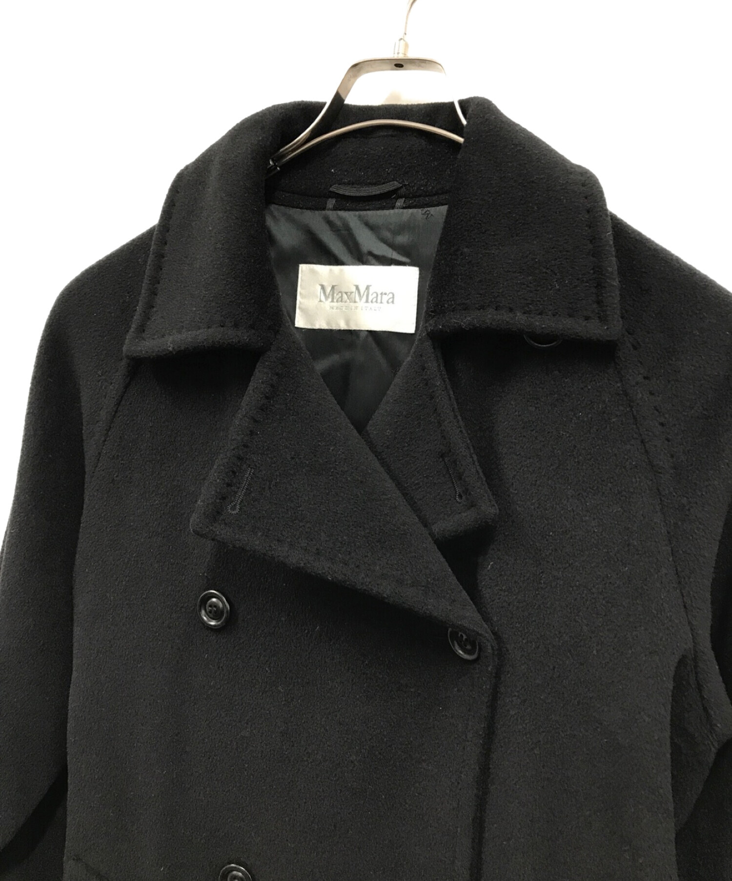 中古・古着通販】MaxMara (マックスマーラ) カシミヤ混ダブルロング