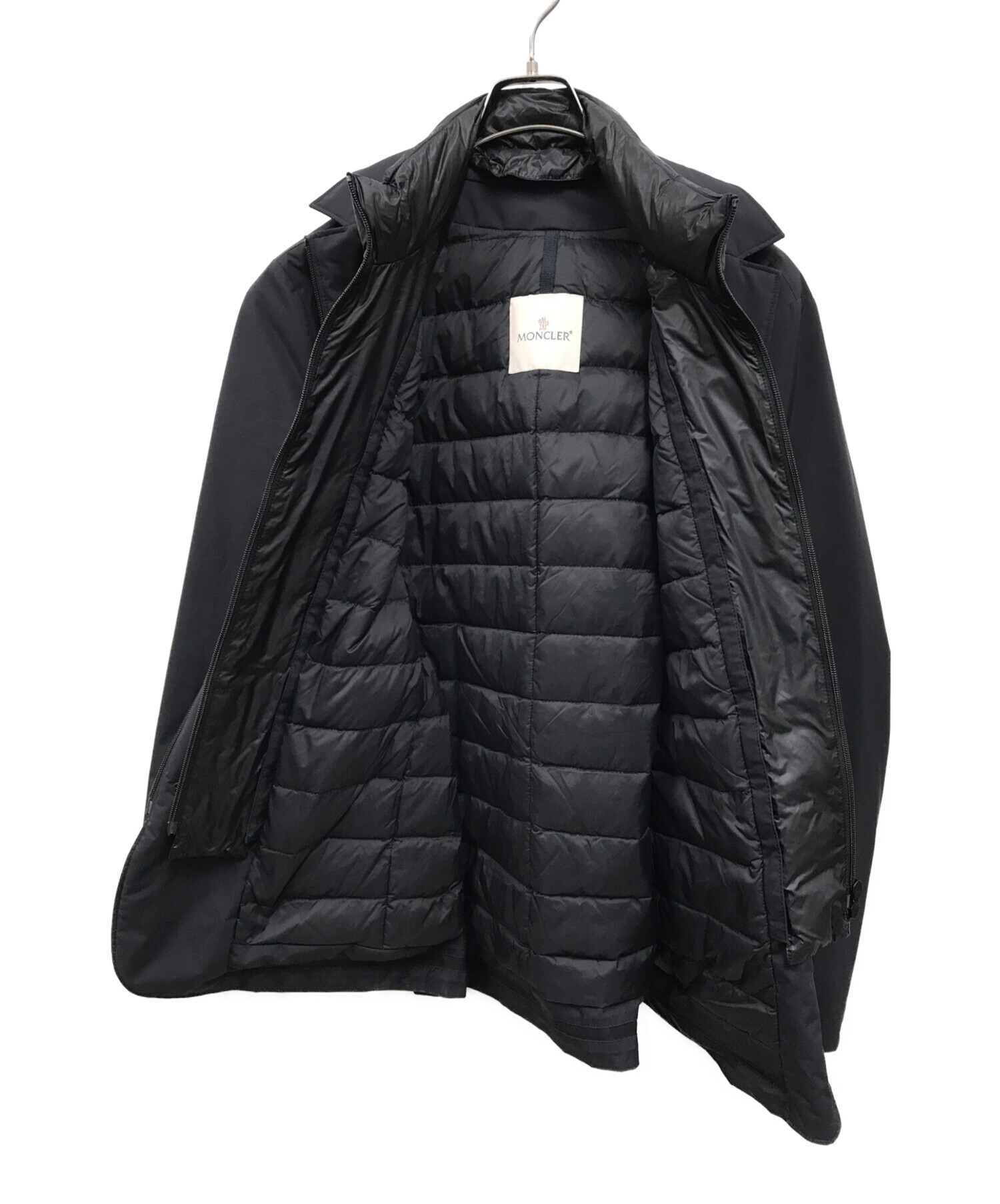 中古・古着通販】MONCLER (モンクレール) ESNAL GIACCA/D20913070480/ダウンジャケット ブラック  サイズ:2｜ブランド・古着通販 トレファク公式【TREFAC FASHION】スマホサイト