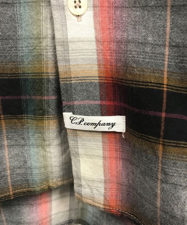 YSMRvintage【新品オススメ】C.P. CAMPANY check shirt jacket