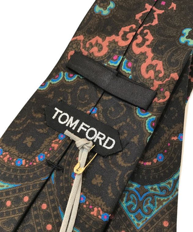 中古・古着通販】TOM FORD (トムフォード) 総柄ネクタイ ブラック ...