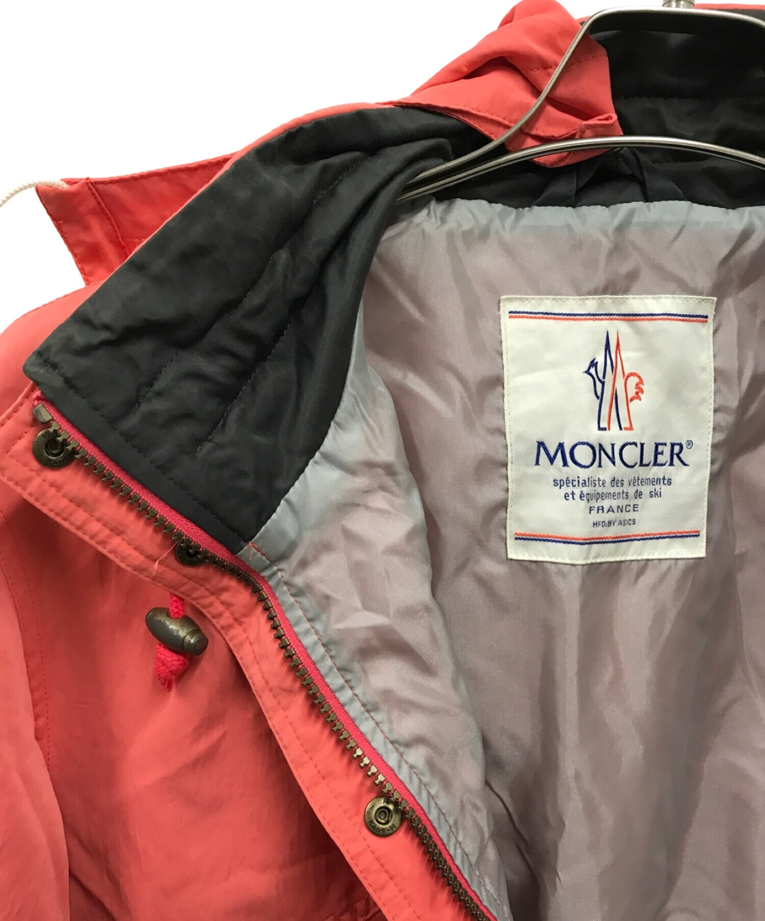 MONCLER (モンクレール) スキージャケット/90S/アシックス期 ピンク サイズ:13-4