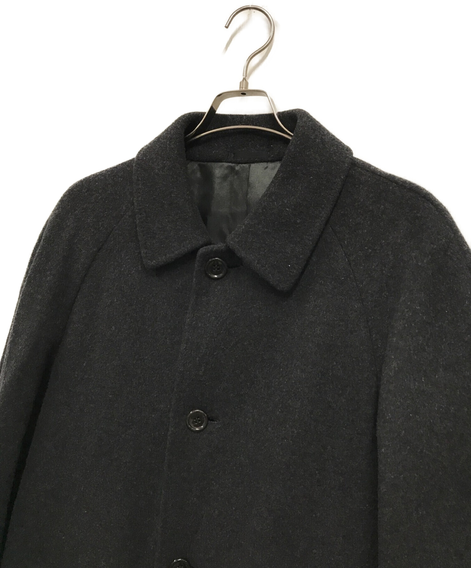 中古・古着通販】LANVIN (ライバン) カシミヤ混コート グレー サイズ