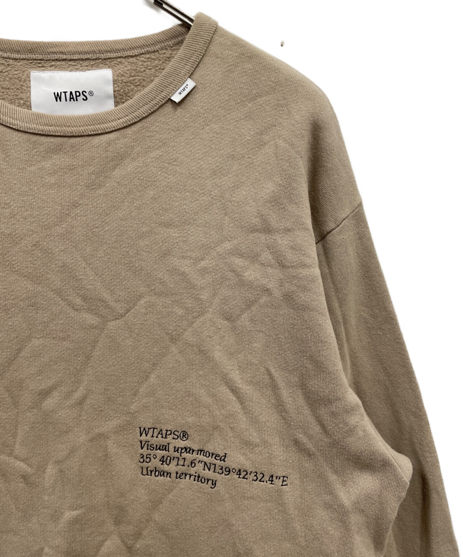 中古・古着通販】WTAPS (ダブルタップス) INSECT CREW NECK スウェット ベージュ サイズ:01｜ブランド・古着通販  トレファク公式【TREFAC FASHION】スマホサイト