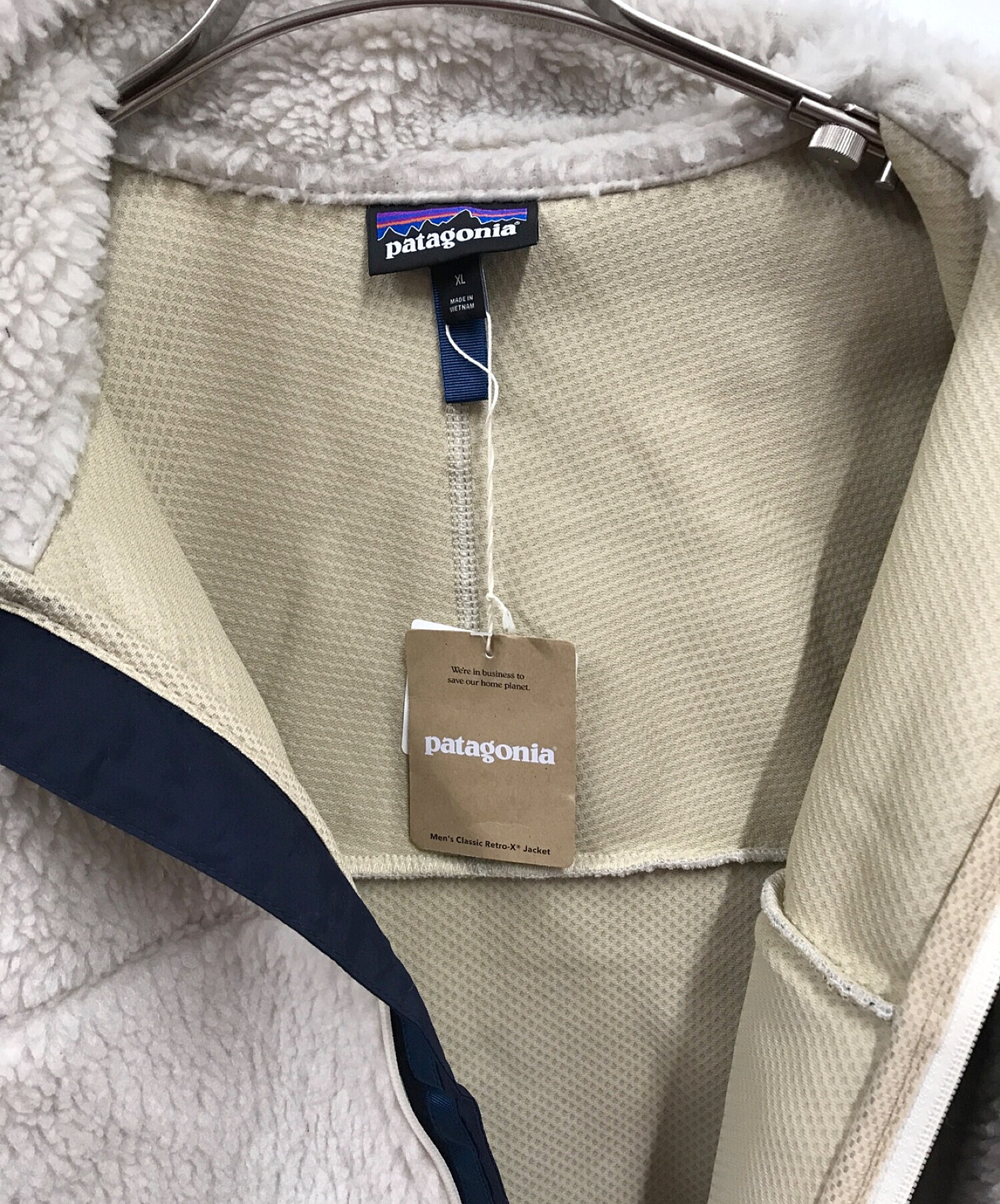 Patagonia (パタゴニア) CLASSIC RETRO-X JACKET/23056/フリースジャケット/23年モデル アイボリー  サイズ:XL 未使用品