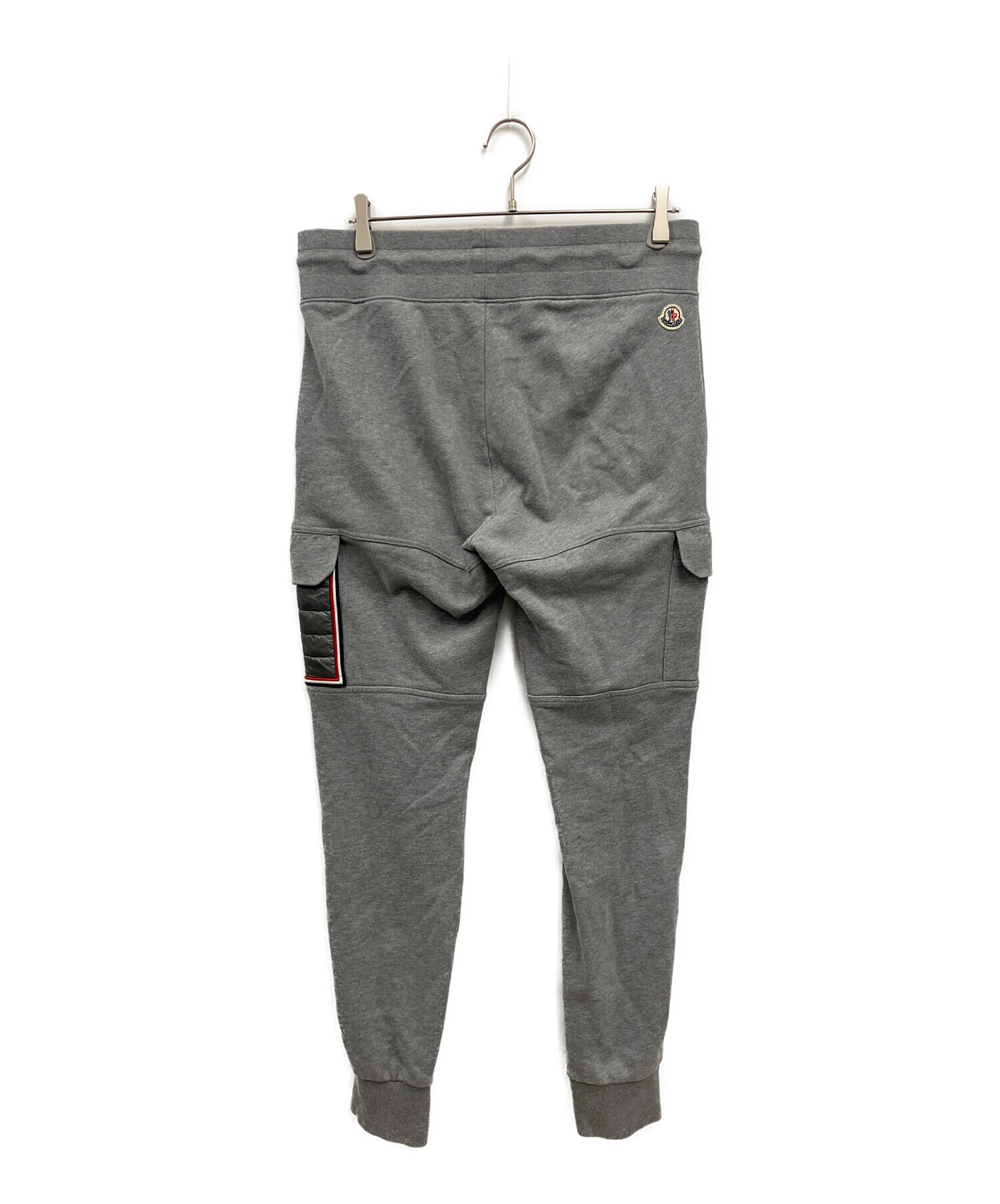 MONCLER (モンクレール) PANTALONEスウェットパンツ/D20918700050 グレー サイズ:M