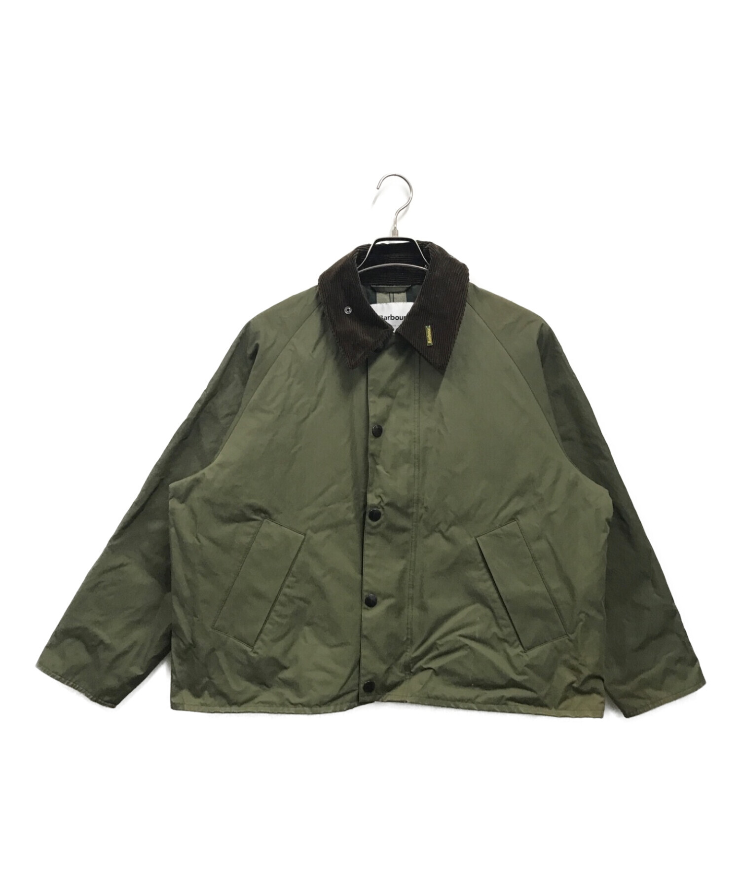 Barbour Transport WAX JKT サイズ38オリーブ 【１着でも送料無料