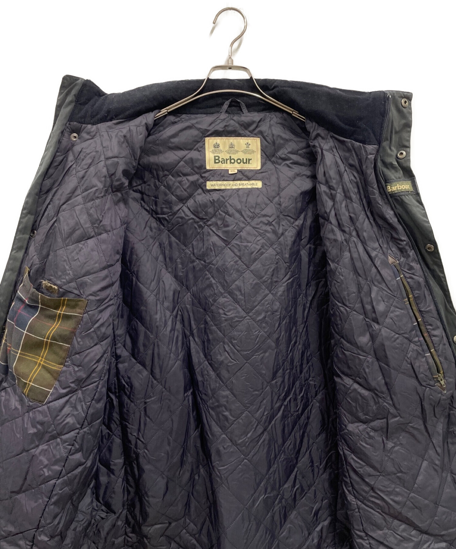 中古・古着通販】Barbour (バブアー) Winter Utility Wax Jacket/MWB0483 NY71 ブラック サイズ:XXL｜ブランド・古着通販  トレファク公式【TREFAC FASHION】スマホサイト