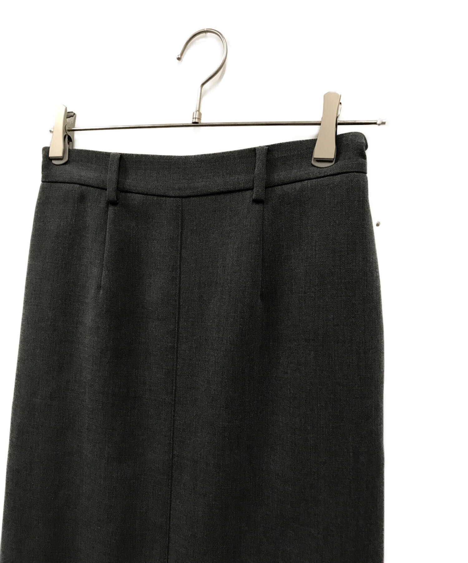 CLANE (クラネ) 2WAY ADJUST LOW WAIST SKIRT/15109-6222 グレー サイズ:1