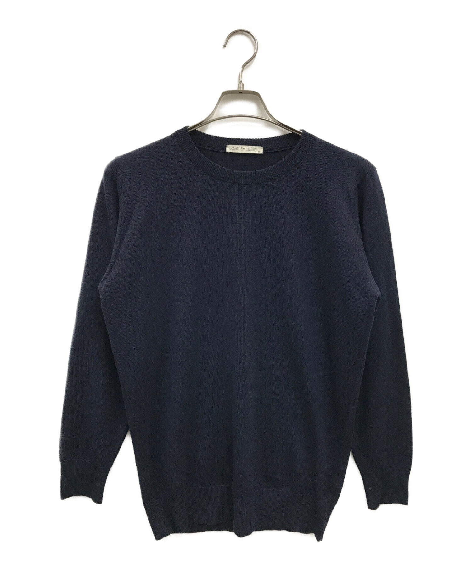 JOHN SMEDLEY (ジョンスメドレー) クルーネックニット ネイビー サイズ:S