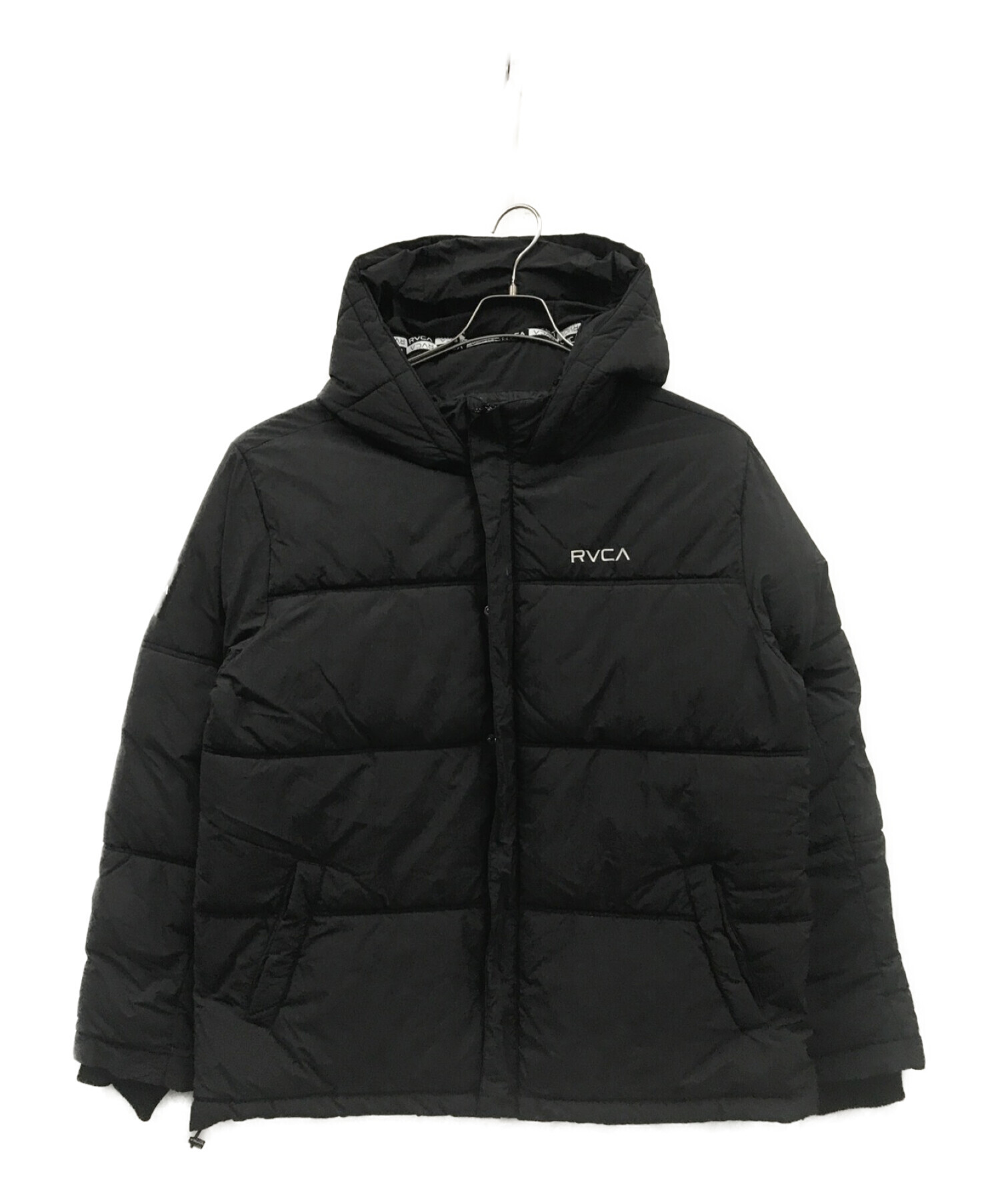 RVCA (ルーカ) VISOR HOODED PUFFER JACKET/BC042776 ブラック サイズ:S