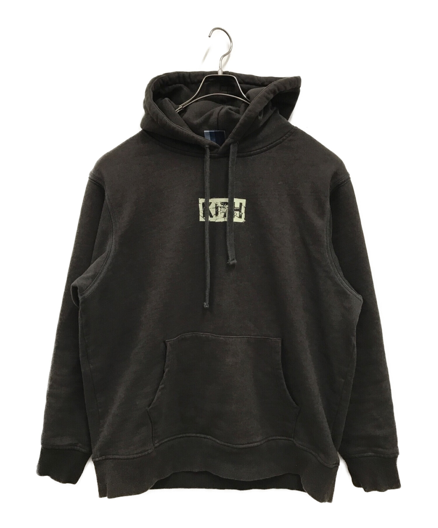 中古・古着通販】KITH (キス) SPLINTERED LOGO HOODIE ESPRESSO グレー ...